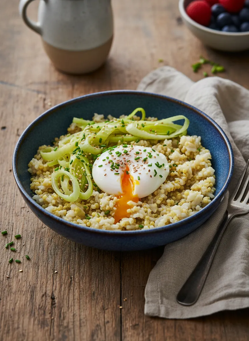 Bowl de arroz y mijo para cenar