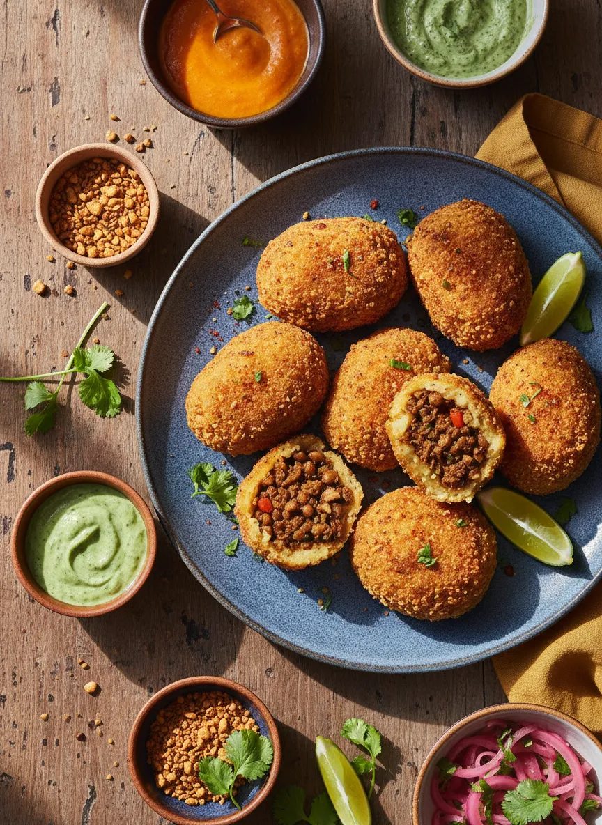 Papa Rellena vegetariana